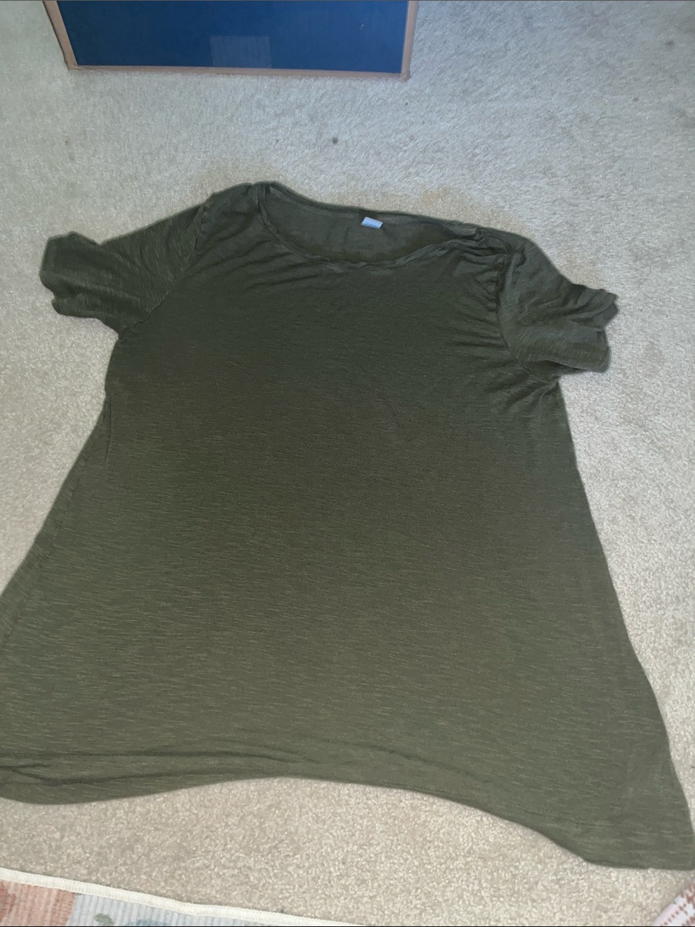 Old Navy Olive Green Short Sleeve Crew Neck Tee